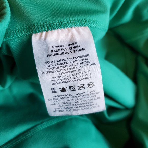 NIKE One Rainbow Ladder Women's 7" Shorts In Neptune Green Women's Size 1X - Picture 3 of 7